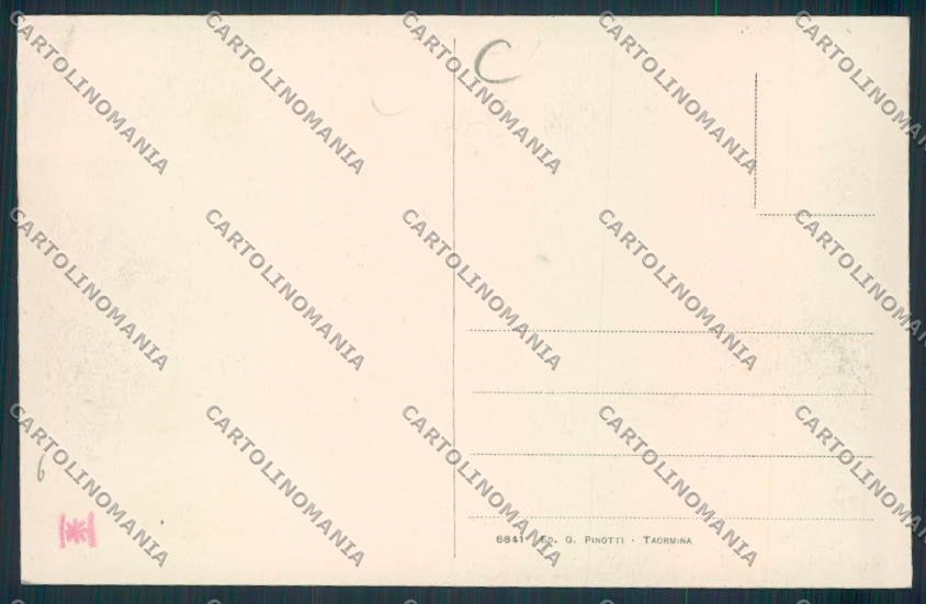 Messina Taormina Carro Siciliano cartolina RB3297 – retro