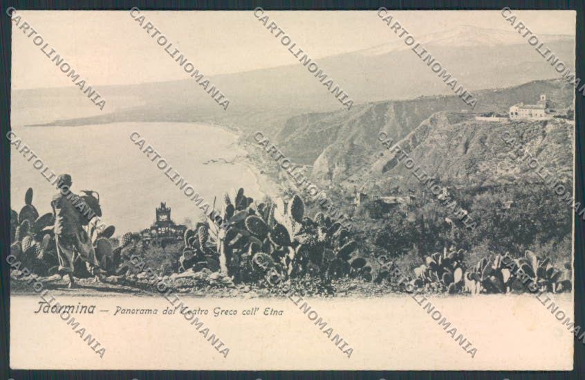 Messina Taormina cartolina RB3303 – fronte