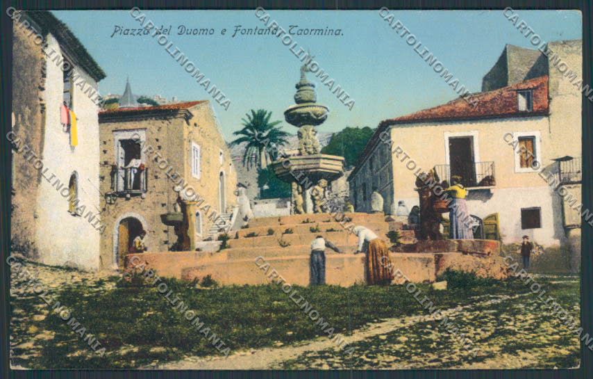 Messina Taormina cartolina RB3307 – fronte