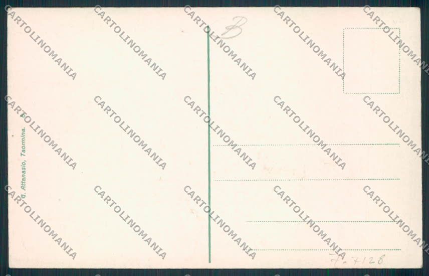 Messina Taormina cartolina RB3307 – retro