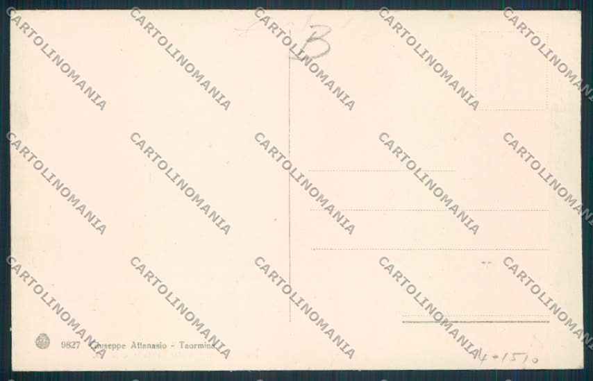 Messina Taormina cartolina RB3310 – retro
