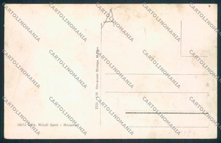 Messina cartolina RB3313 – retro