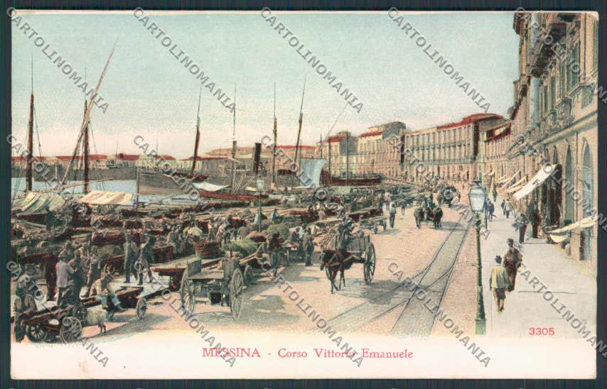 Messina cartolina RB3317 – fronte