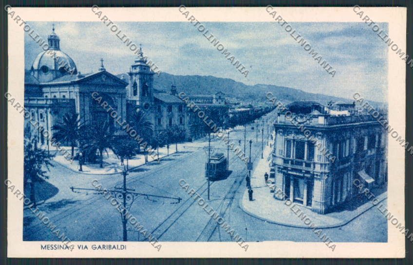 Messina Tram cartolina RB3318 – fronte