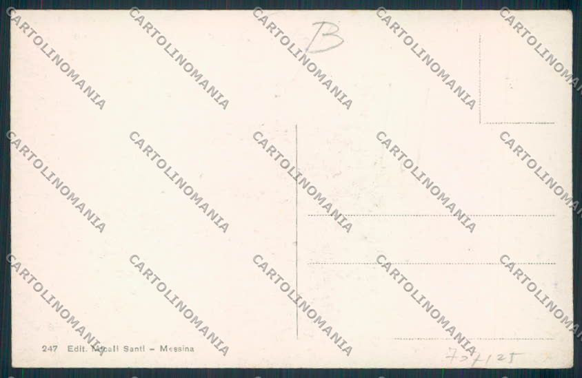 Messina cartolina RB3321 – retro