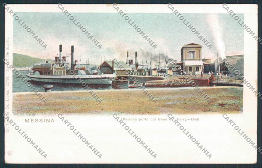 Messina Stazione cartolina RB3324 – fronte
