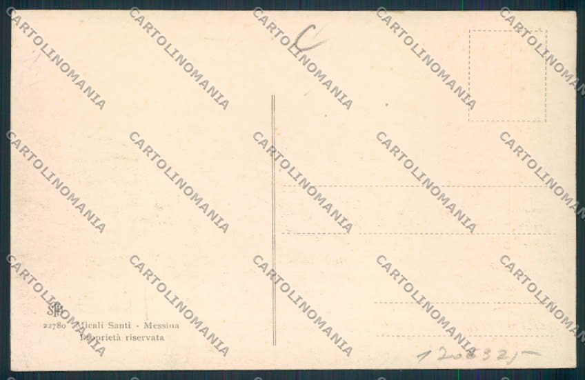 Messina cartolina RB3327 – retro