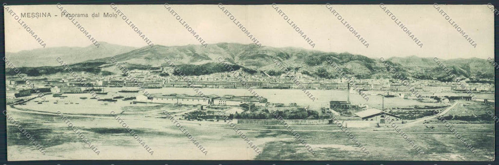 Messina doppia cartolina RB3328 – fronte