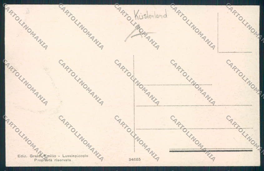 Croatia Croazia Lussinpiccolo cartolina RB3358 – retro