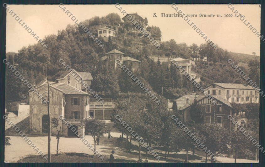 Como Brunate San Maurizio cartolina RB3373 – fronte