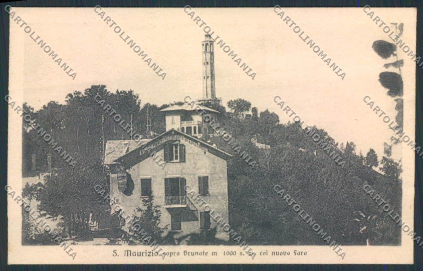Como Brunate San Maurizio cartolina RB3376 – fronte