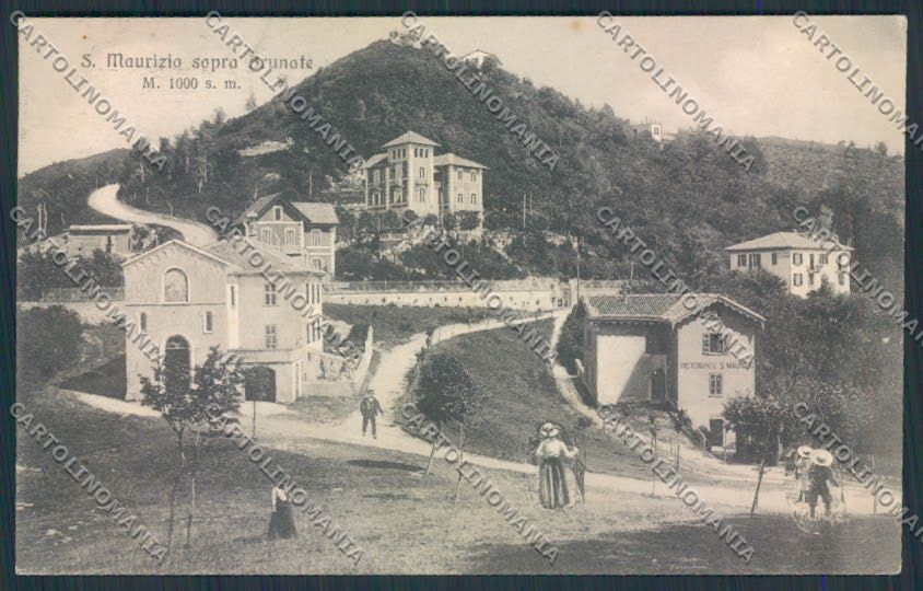 Como Brunate San Maurizio cartolina RB3378 – fronte
