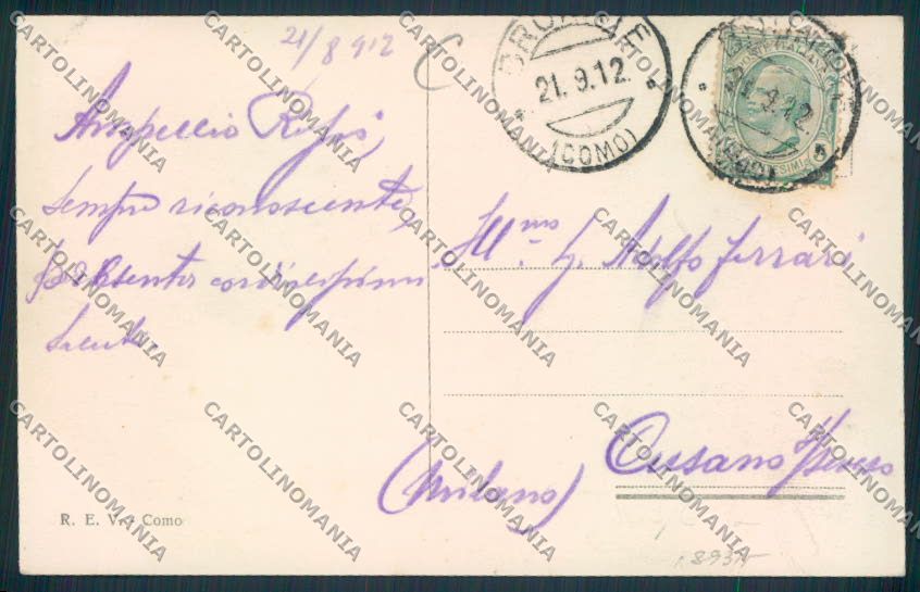 Como Brunate San Maurizio cartolina RB3378 – retro