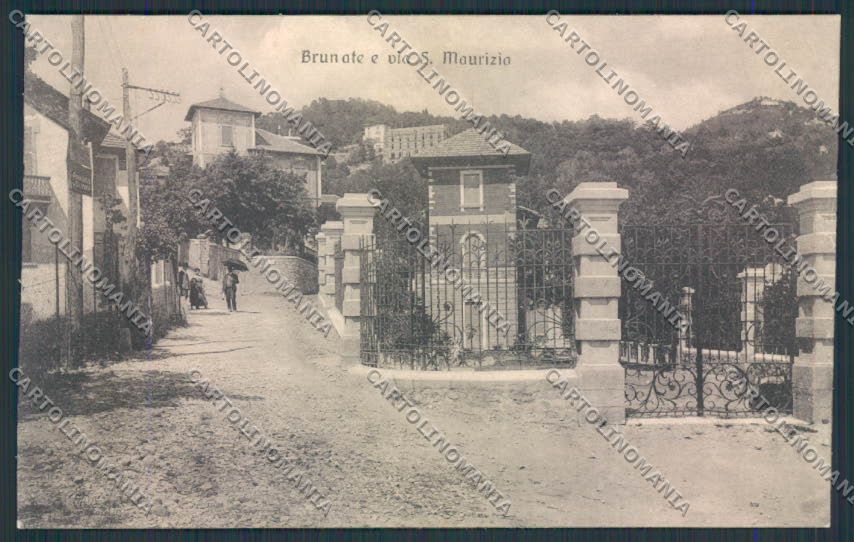 Como Brunate San Maurizio cartolina RB3381 – fronte