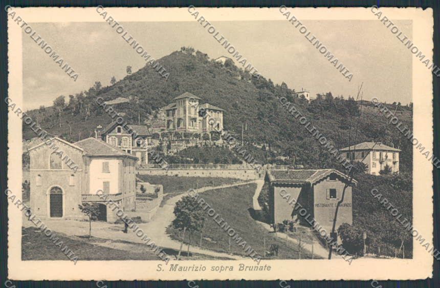 Como Brunate San Maurizio cartolina RB3382 – fronte