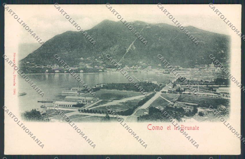 Como Brunate cartolina RB3385 – fronte