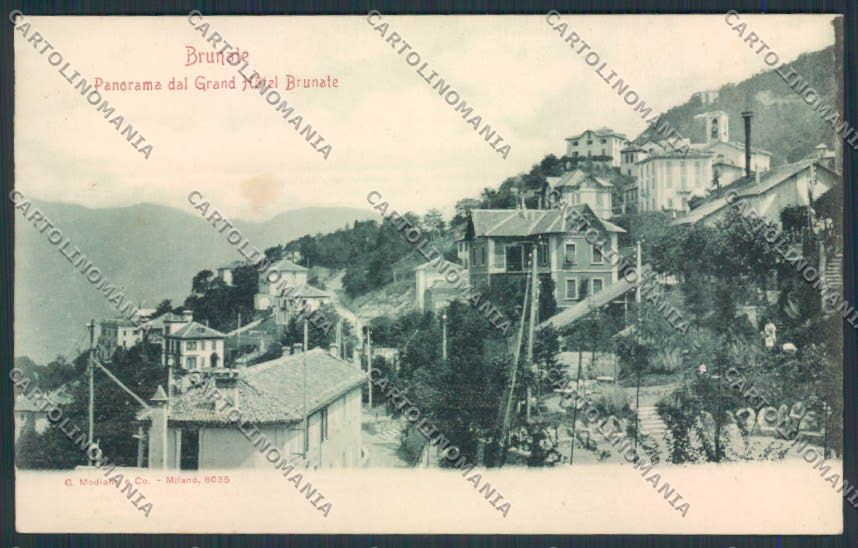 Como Brunate cartolina RB3389 – fronte