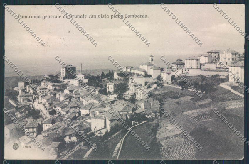 Como Brunate cartolina RB3390 – fronte