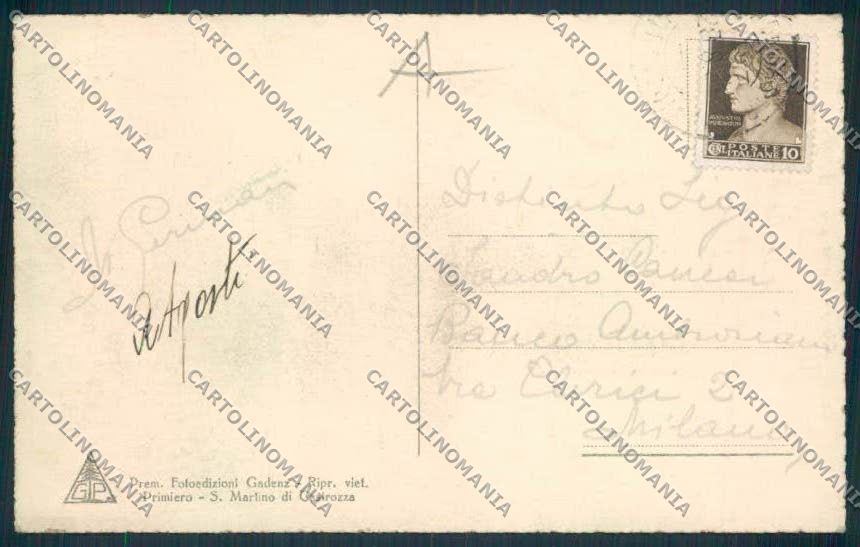 Trento Passo Rolle cartolina RB3401 – retro