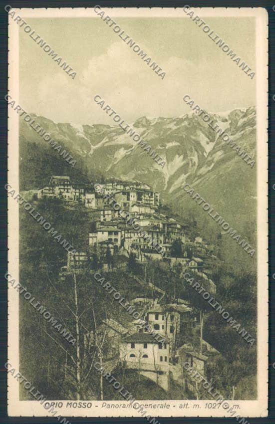 Biella Orio Mosso cartolina RB3418 – fronte