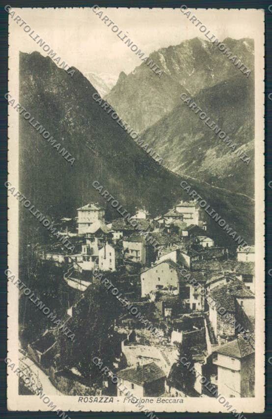Biella Rosazza cartolina RB3419 – fronte
