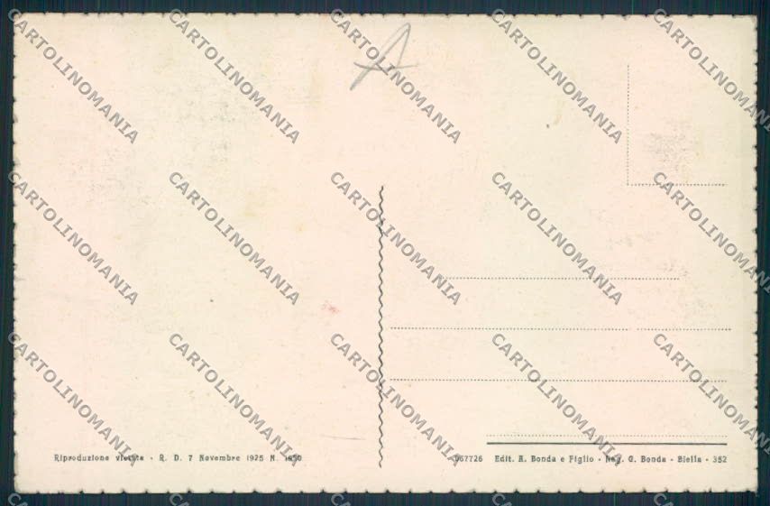 Biella Rosazza cartolina RB3419 – retro