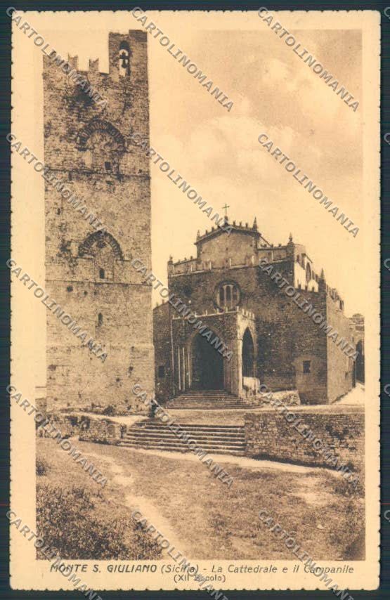 Trapani Monte San Giuliano cartolina RB3421 – fronte