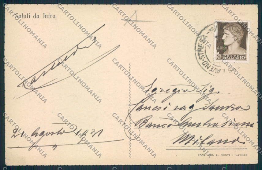 Verbania Intra cartolina RB3430 – retro