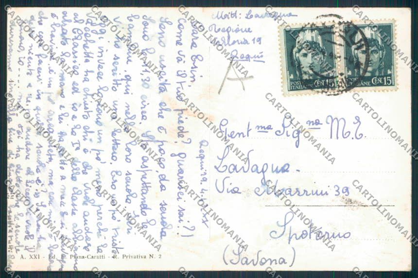 Alessandria Acqui Foto cartolina RB3437 – retro