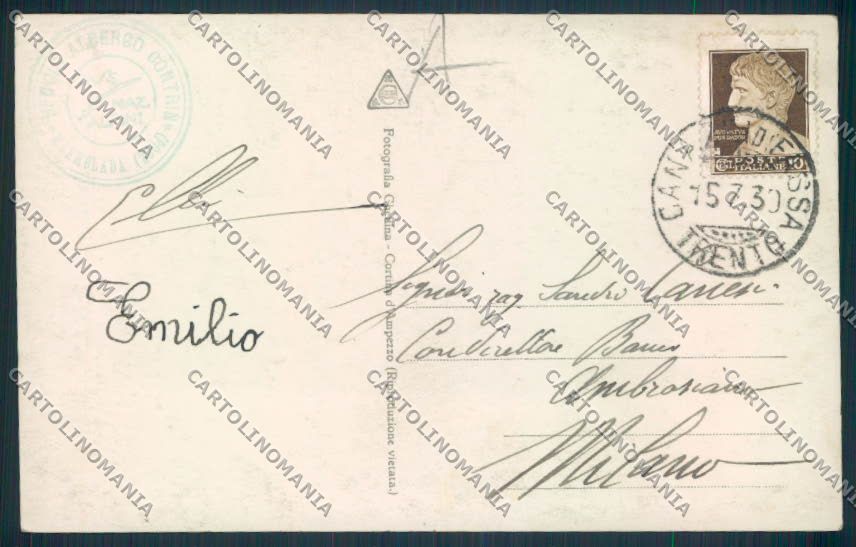 Trento Alba Foto cartolina RB3439 – retro