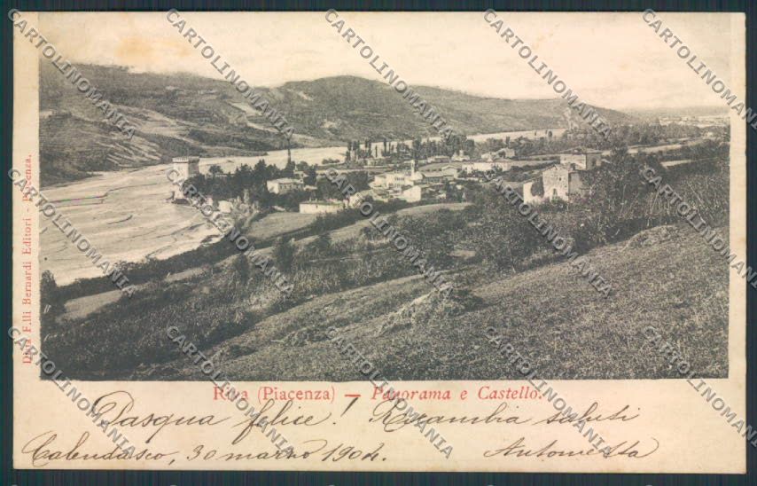 Piacenza Riva cartolina RB3452 – fronte