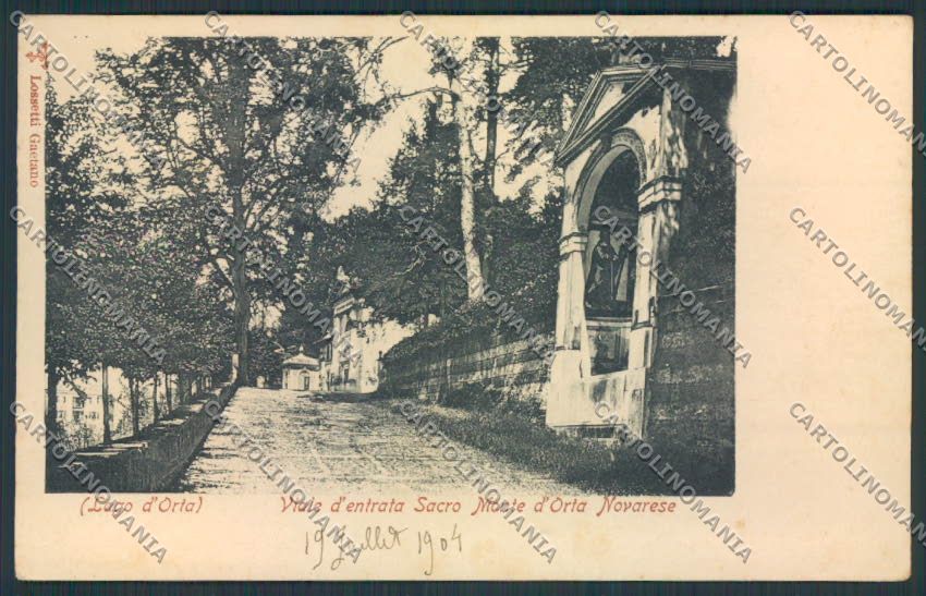 Novara Orta cartolina RB3481 – fronte