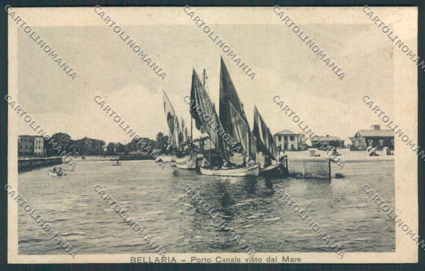 Rimini Bellaria PIEGHINE cartolina RB3483 – fronte