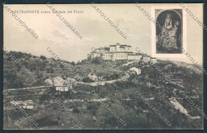 Udine Castelmonte cartolina RB3485 – fronte