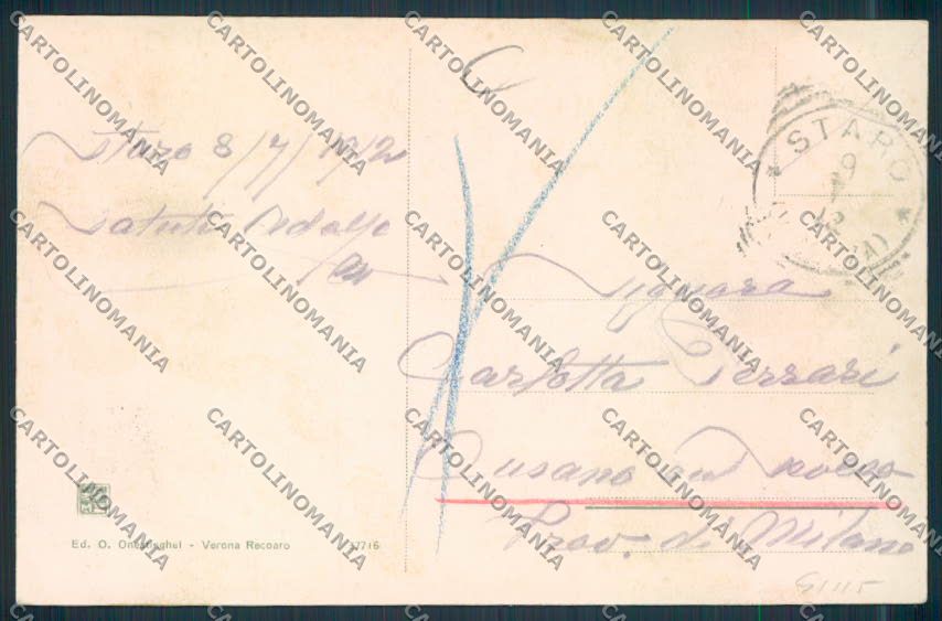 Vicenza Staro cartolina RB3498 – retro
