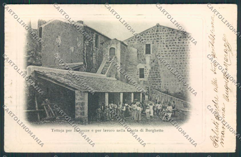 Roma Barrozze Borghetto cartolina RB3501 – fronte