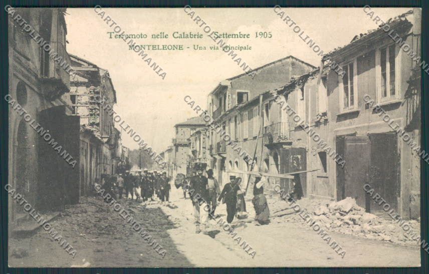 Vibo Valentia Monteleone cartolina RB3517 – fronte