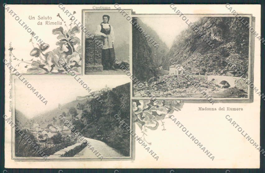 Vercelli Rimella cartolina RB3537 – fronte