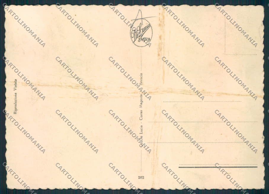 Brescia Gardone Fasano FG cartolina RB3560 – retro