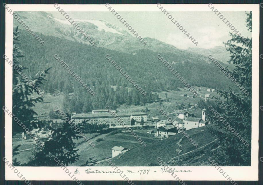 Sondrio Santa Caterina Valfurva FG cartolina RB3561 – fronte