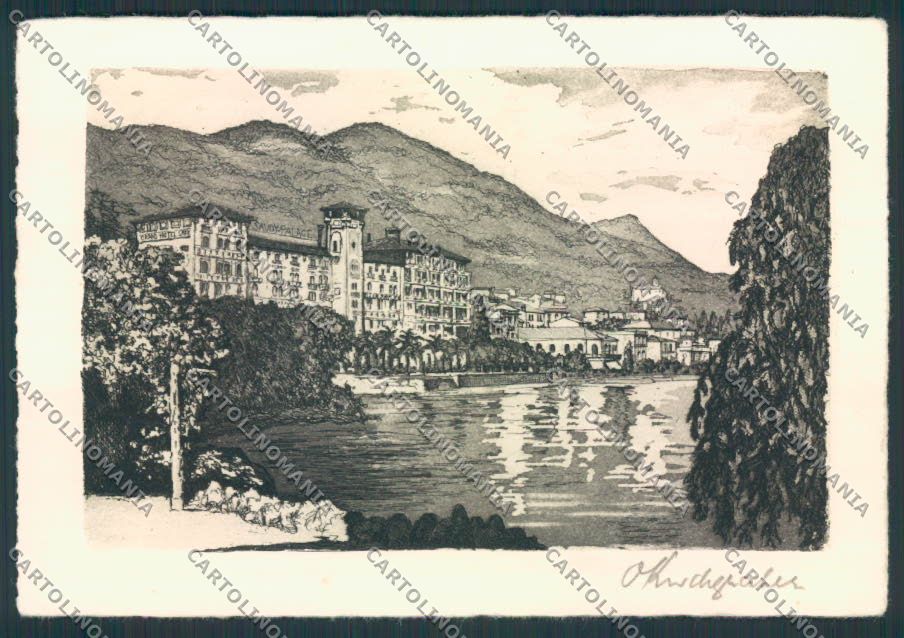 Brescia Gardone Acquaforte FG cartolina RB3566 – fronte