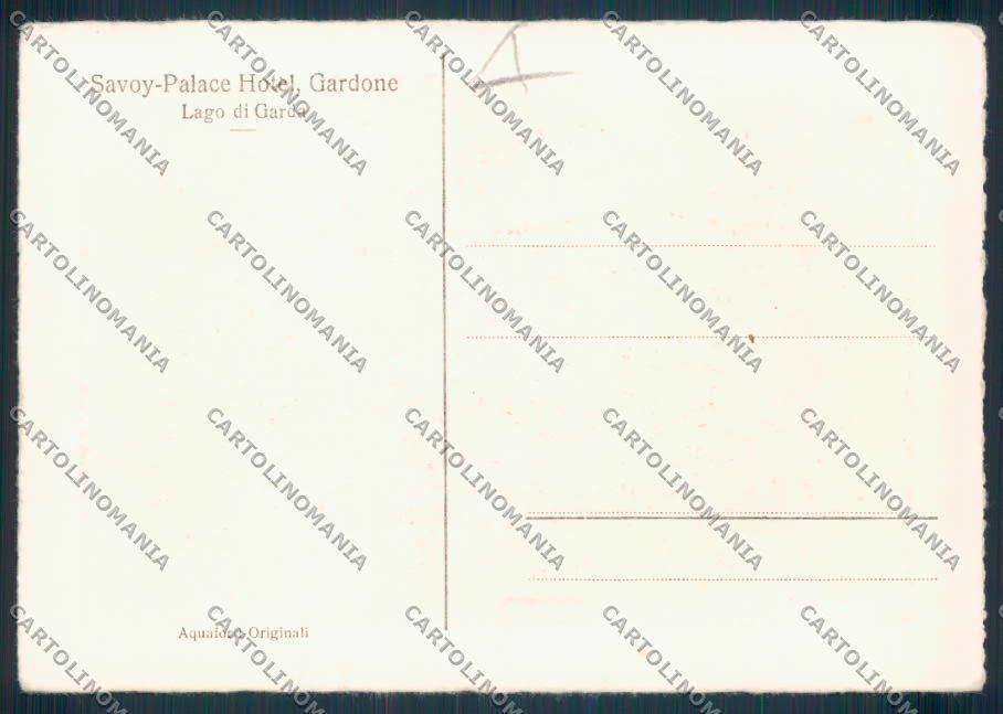 Brescia Gardone Acquaforte FG cartolina RB3566 – retro