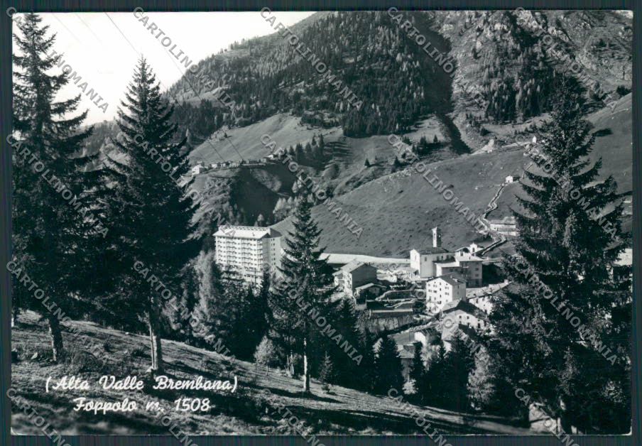 Bergamo Foppolo Foto FG cartolina RB3574 – fronte