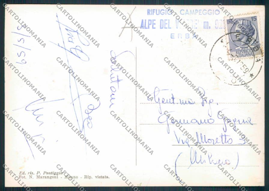 Como Albavilla Foto FG cartolina RB3579 – retro