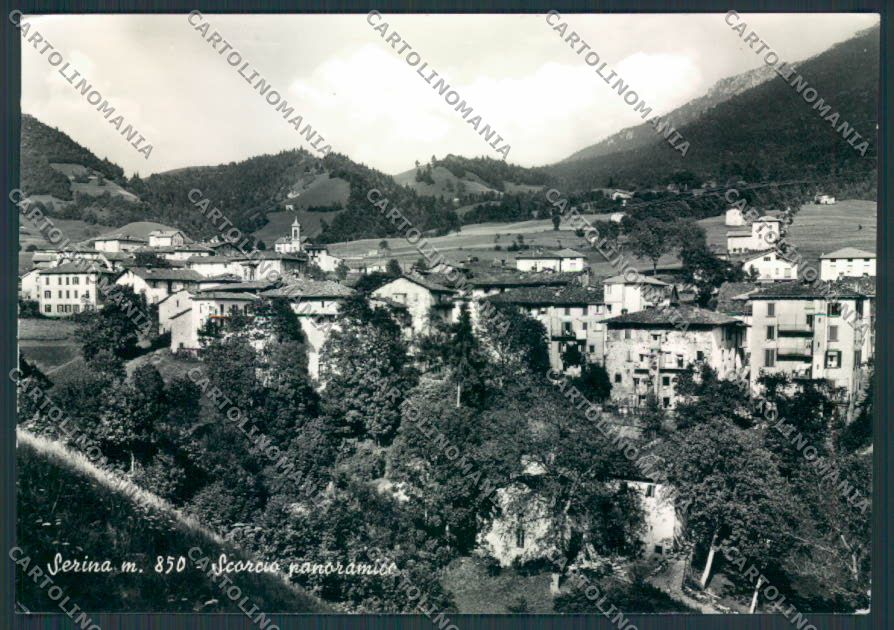 Bergamo Serina PIEGHINA Foto FG cartolina RB3581 – fronte