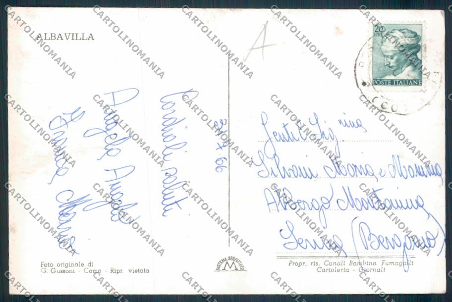 Como Albavilla Foto FG cartolina RB3582 – retro