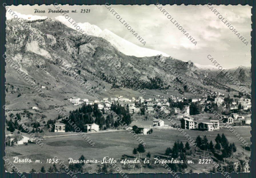 Bergamo Bratto Foto FG cartolina RB3593 – fronte