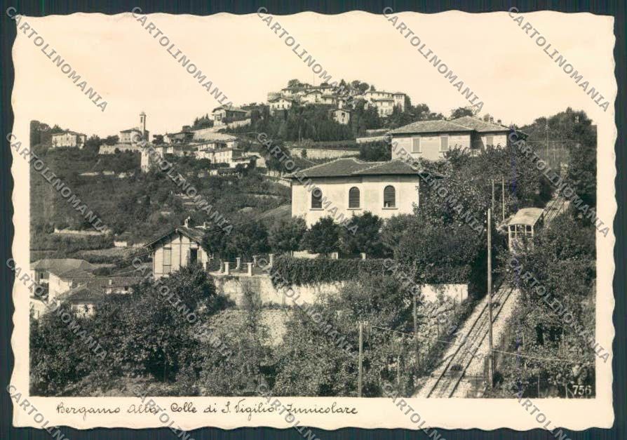 Bergamo Funicolare Foto FG cartolina RB3605 – fronte