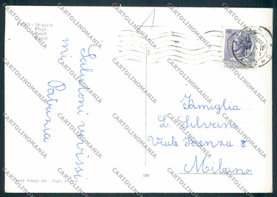 Pesaro Fano Foto FG cartolina RB3609 – retro