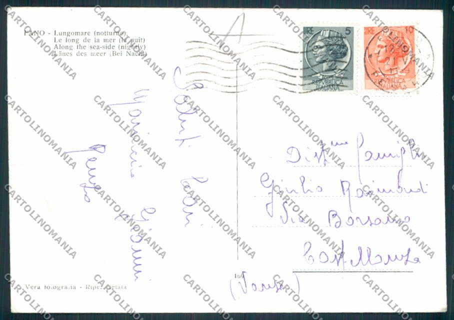 Pesaro Fano Foto FG cartolina RB3610 – retro